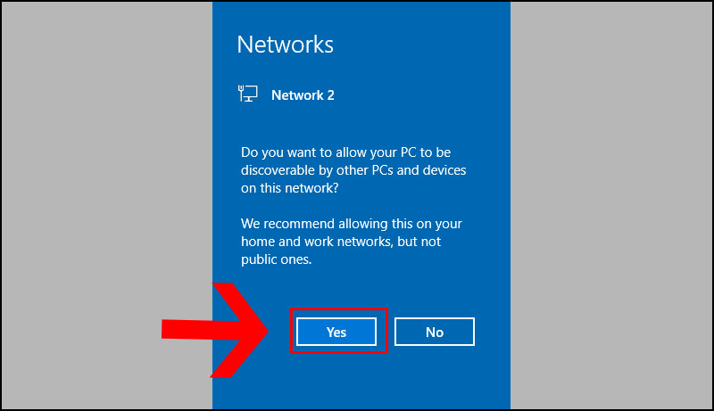 Biểu tượng mạng ở thanh Taskbar báo đã kết nối Internet .